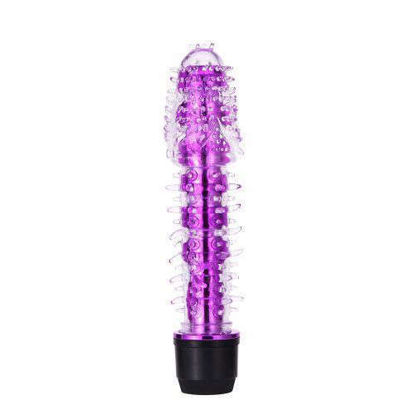 Agrandir l'image de Vibromasseur avec vrilles et épines - Stimulateur vaginal puissant - multi-vitesses - pour femmes - Violet Image de Vibromasseur avec vrilles et épines - Stimulateur vaginal puissant - multi-vitesses - pour femmes - Violet