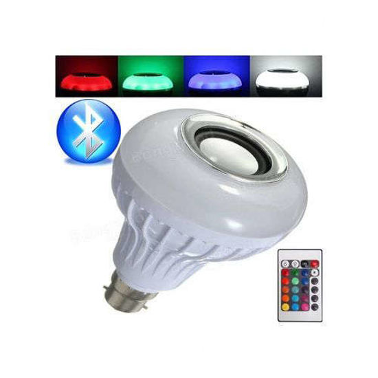 Image sur Ampoule LED Haut-parleur Bluetooth - Blanc