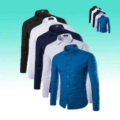 Agrandir l'image de Chemises Homme - 5 Pièces - Multicolore Image de Chemises Homme - 5 Pièces - Multicolore