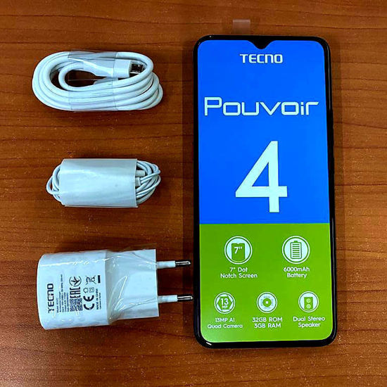 TECNO Pouvoir 4 - Smartphone - 32GB/3GB - 13MP/8MP - 7" - Empreinte digitale - 12 Mois
