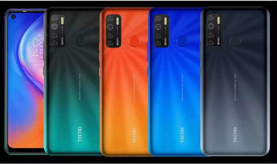TECNO -Spark 5 -Smartphone -6.6'' -32 GO/2GO -13Mp -4G -Lecteur d'empreinte -12 mois