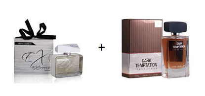 Image de Parfum pour femme Exchange blanc + Parfum pour homme DARK temptation
