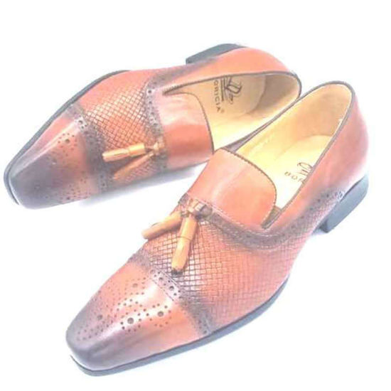 richelieu marron clair