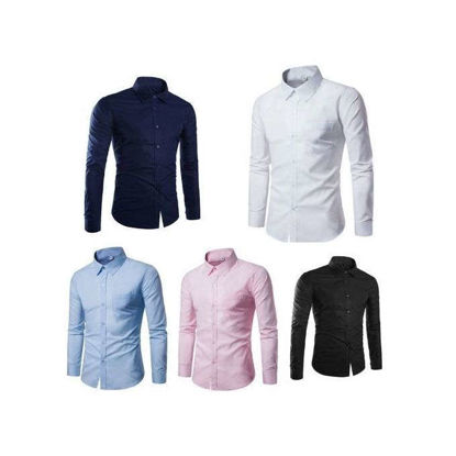 Agrandir l'image de Chemise En Coton - 5 Pièces - Multi-couleur Image de Chemise En Coton - 5 Pièces - Multi-couleur