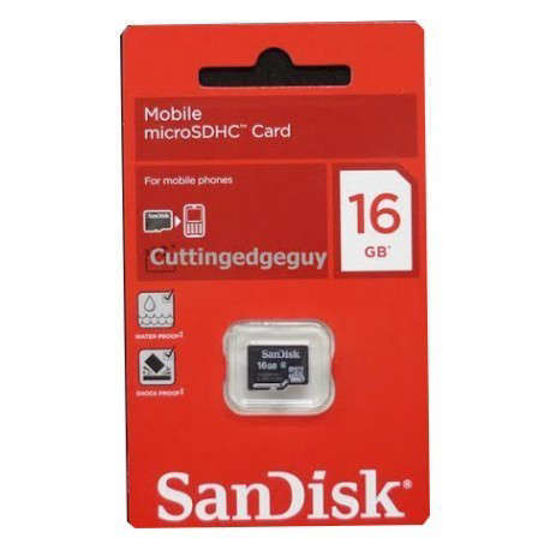 Carte Mémoire Micro SD - SanDisk - 16 Go - Noir