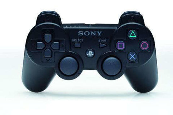 Image sur Manette Sans Fil Pour PlayStation 3 DualShock  - Noir