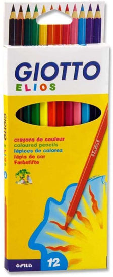 Image sur 2 paquets de crayons de couleurs Giotto