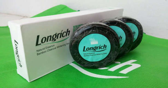 Image sur Pack LONGRICH - Protège Slip Magnétique - 30 Pièces + Savon au charbon de bambou - 100g + Dentifrice au Thé Blanc - 100 g