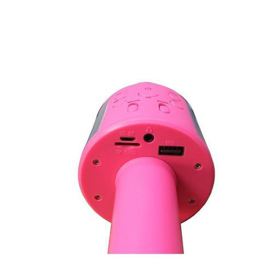 Image sur Microphone Bluetooth Avec Haut-parleur  Compatible avec iPhone PC Android iOS pour Karaoke - Rose