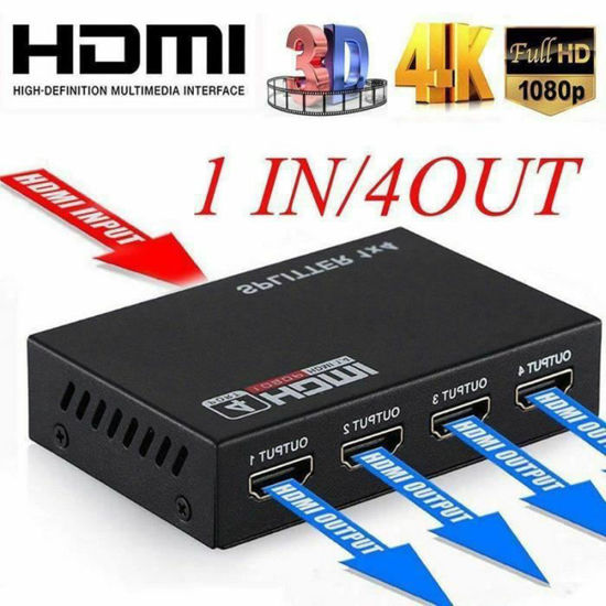 Répartiteur HDMI - 1 entrée - 4 sorties
