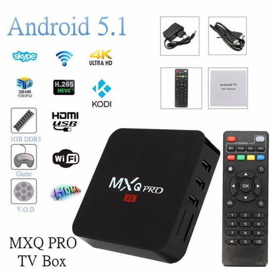 Image sur TV Box Android 5.1 -  MXQ Pro - circuit intégré - Amlogic S905 - Quad-Core