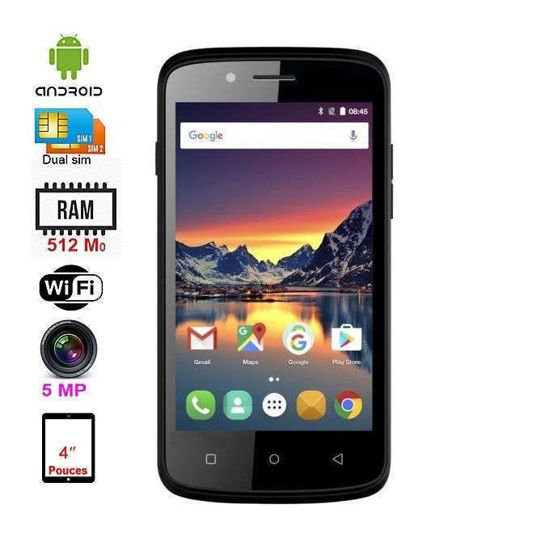 ACCENT Cameleon C4 –smartphone - Dual Sim – 4,2'' – 3G- 4GB/512MB – 5MP/2MP - NOIR