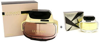 Image de Eau de parfum pour homme+Eau de parfum pour femme Luisant- 100ml