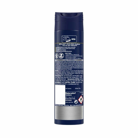 Déodorant Spray Fresh Power Boost - Nivea - Homme - 150ml