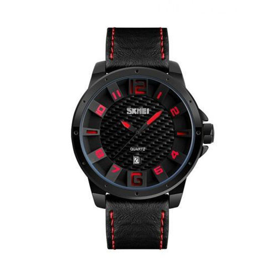 Image sur Montre Homme Simili Cuir [SK9150] - Noir