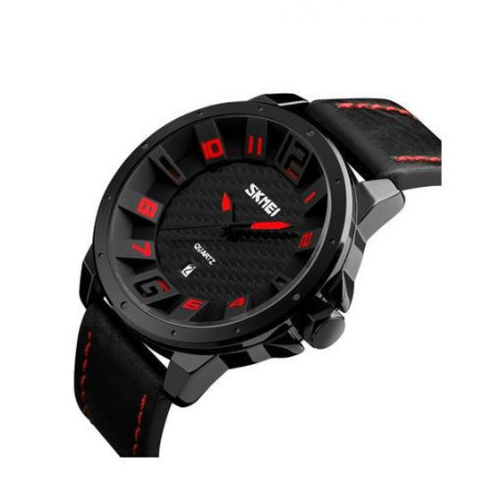 Image sur Montre Homme Simili Cuir [SK9150] - Noir