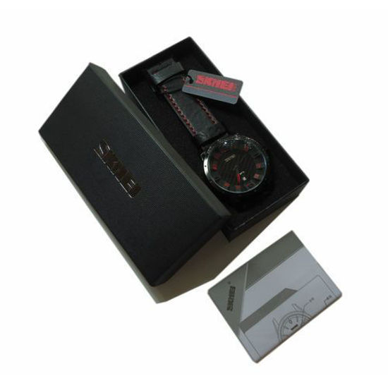 Image sur Montre Homme Simili Cuir [SK9150] - Noir