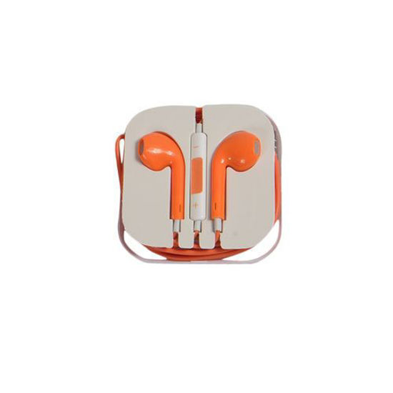 Image sur écouteurs Intra-Auriculaires - Blanc Et Orange