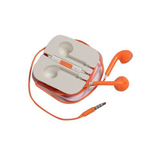 Image sur écouteurs Intra-Auriculaires - Blanc Et Orange