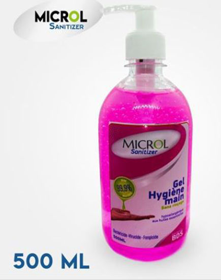 Image sur Microl Sanitizer - Gel Hygiène Main - 500ML