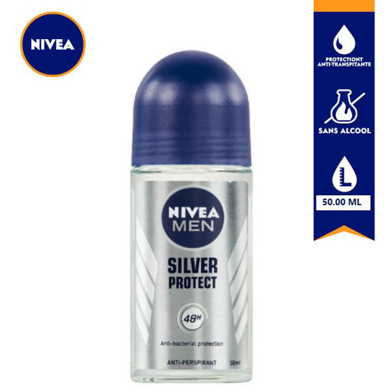 Déodorant Bille Silver Protect - Nivea - Homme - 50ml