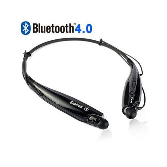 Image sur Casque Stéréo Bluetooth HBS 730 Ecouteurs - Sans fil - Noir