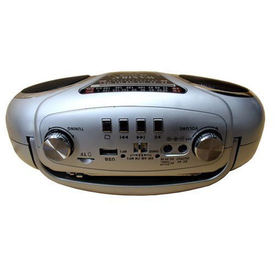 Image sur Radio Avec Fil - Batterie Rechargeable - Interface USB DC TF AC - Antenne - Gris