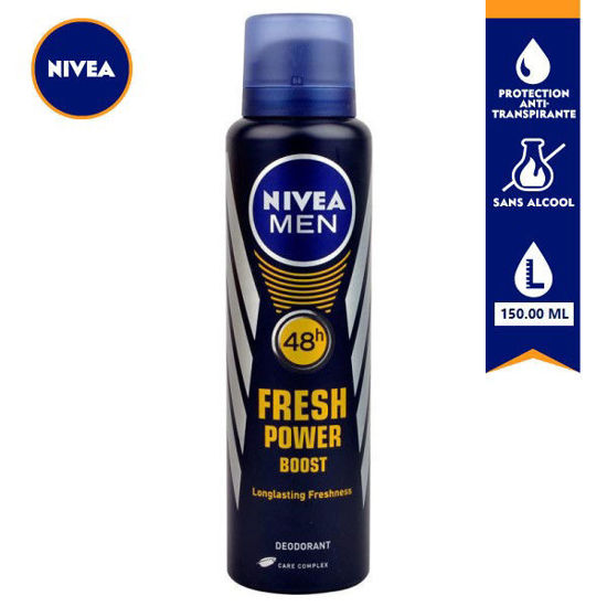 Déodorant Spray Fresh Power Boost - Nivea - Homme - 150ml