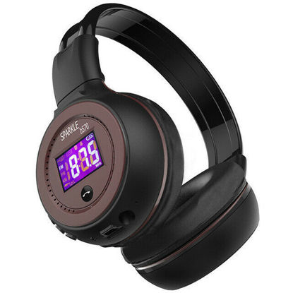 Agrandir l'image de Casque Bluetooth zélot B570 avec Radio FM écran LCD écouteurs sans fil stéréo casque pour téléphones informatiques prise en charge de la carte TF Image de Casque Bluetooth zélot B570 avec Radio FM écran LCD écouteurs sans fil stéréo casque pour téléphones informatiques prise en charge de la carte TF