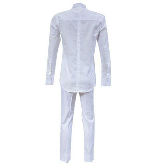 Image sur Ensemble Pantalon + Chemise - Blanc