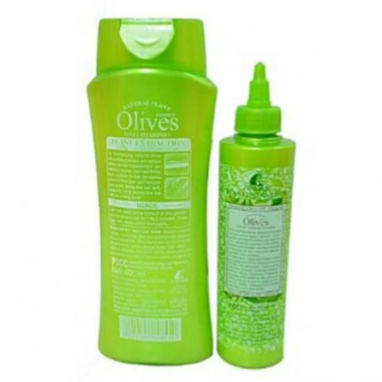 Image sur Duo Soins de Cheveux À L'Essence D'Olive - Shampoing - 400 ml + Démêlant - 220 ml - 1