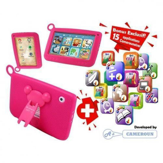 Image sur Tablette Éducative Pour Enfant - 16 Go HDD - 1 Go RAM + Pochette + Protège-écran + Applications - Rose