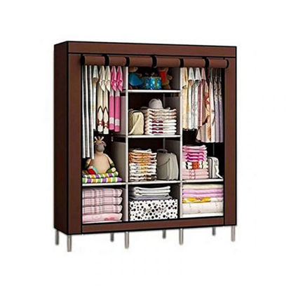 Agrandir l'image de Penderie Démontable - Armoire Amovible Marron Image de Penderie Démontable - Armoire Amovible Marron