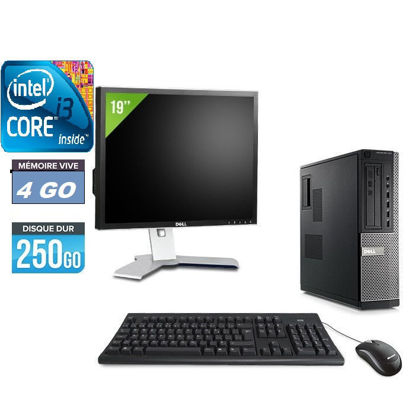 Agrandir l'image de Ordinateur De Bureau - Intel core i3 - RAM 4 Go - 250 Go HDD- écran 19 Pouces (Reconditionné) Image de Ordinateur De Bureau - Intel core i3 - RAM 4 Go - 250 Go HDD- écran 19 Pouces (Reconditionné)