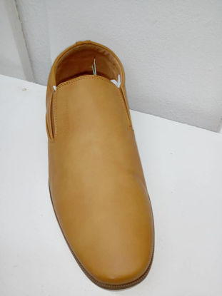 Image de Mocassin Homme En Cuir A Enfiler- Marron