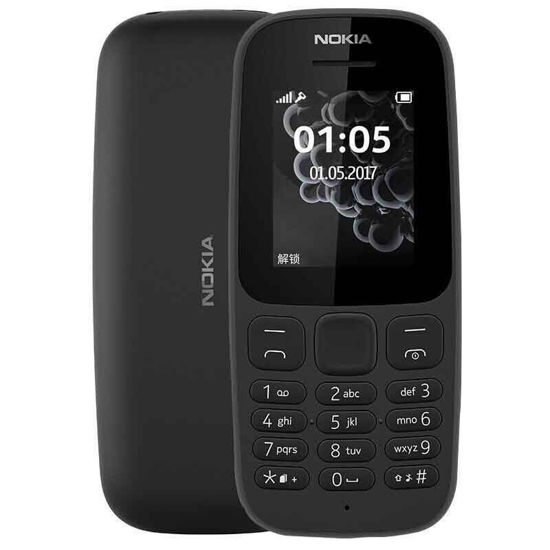 Image sur Nokia 105 4th Edition - 4Mo/4Mo RAM - 1Sim - 800 mAh² - Noir - 12 Mois