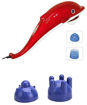 Image sur Dauphin Masseur Massager Dauphin Électrique Rouge Vibrant Massage Masseur Marteau