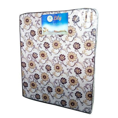 Image de Matelas Orthopedique Medical (Mousse Grise) Habillage Simple Couleur - 140 x 190  cm - Epaisseur 18cm