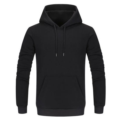Agrandir l'image de Sweat à capuche homme noir Image de Sweat à capuche homme noir