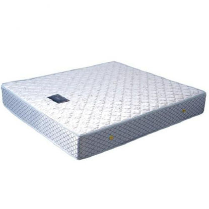 Image de Matelas semi orthopedique (Mousse Orange) Habillage Brode Couleur - 140 x 190  cm - Epaisseur 15cm