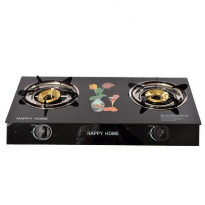 Agrandir l'image de Plaque A Gaz - 2 Foyers - Noir Image de Plaque A Gaz - 2 Foyers - Noir
