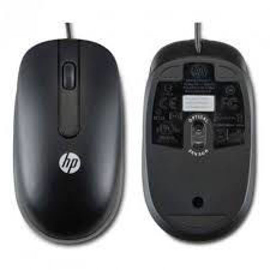 Souris optique filaire HP - USB - Noir
