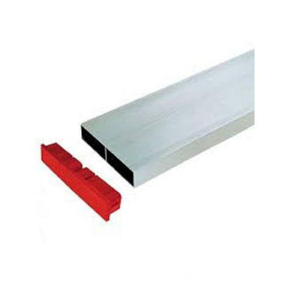 Image de Règle alu rectangulaire 1 voile 2 alvéoles, longueur 4 m par Taliaplast.