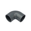 Image sur Coude PVC-U Pression 40-90° - Gris - 6 Pièces