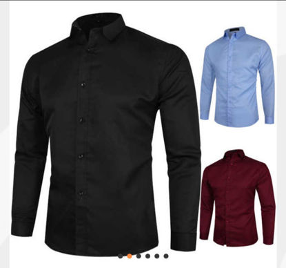 Agrandir l'image de Chemise - 3 Pièces - Bleu ,bordeaux,noir Image de Chemise - 3 Pièces - Bleu ,bordeaux,noir