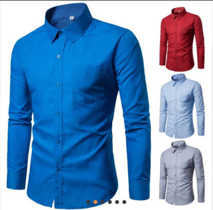 Agrandir l'image de Chemise - 4 Pièces - Bleu , Rouge ,Gris, bleu fonce Image de Chemise - 4 Pièces - Bleu , Rouge ,Gris, bleu fonce
