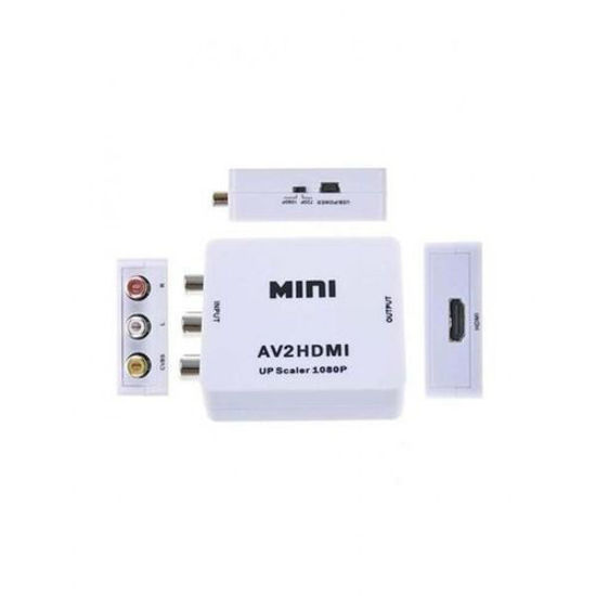Image sur Mini Convertisseur AV Vers HDMI - Blanc