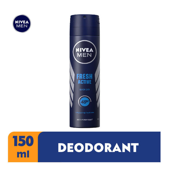 Déodorant -fresh active -Nivea - 150ml -  0% d‘aluminium - bleu
