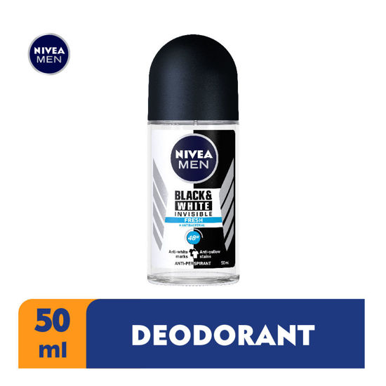 Deodorant Nivea Black and white invisible Fresh+Antibacterial - 50ml