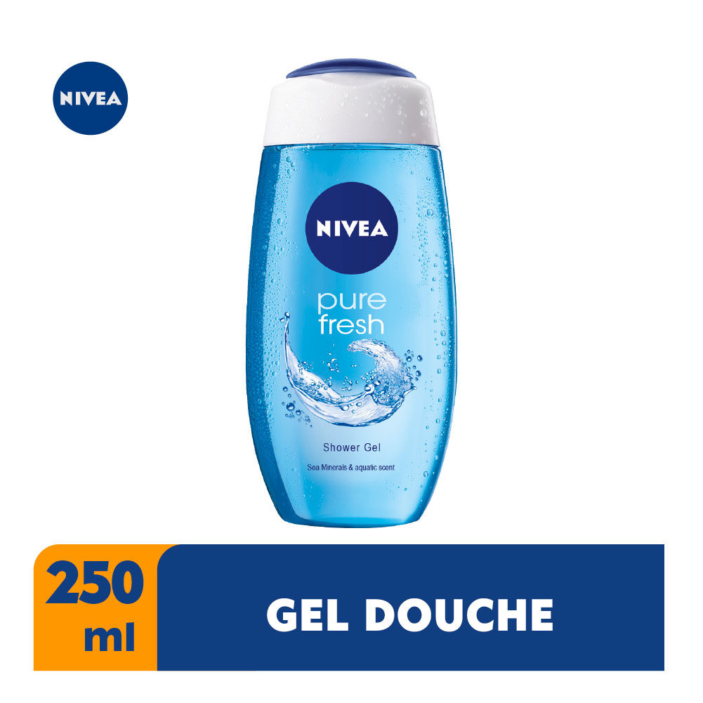 Gel de douche NIVEA PURE FRESH 250ML
